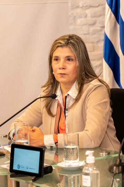 Directora del Banco de Previsión Social, Daniela Barindelli
