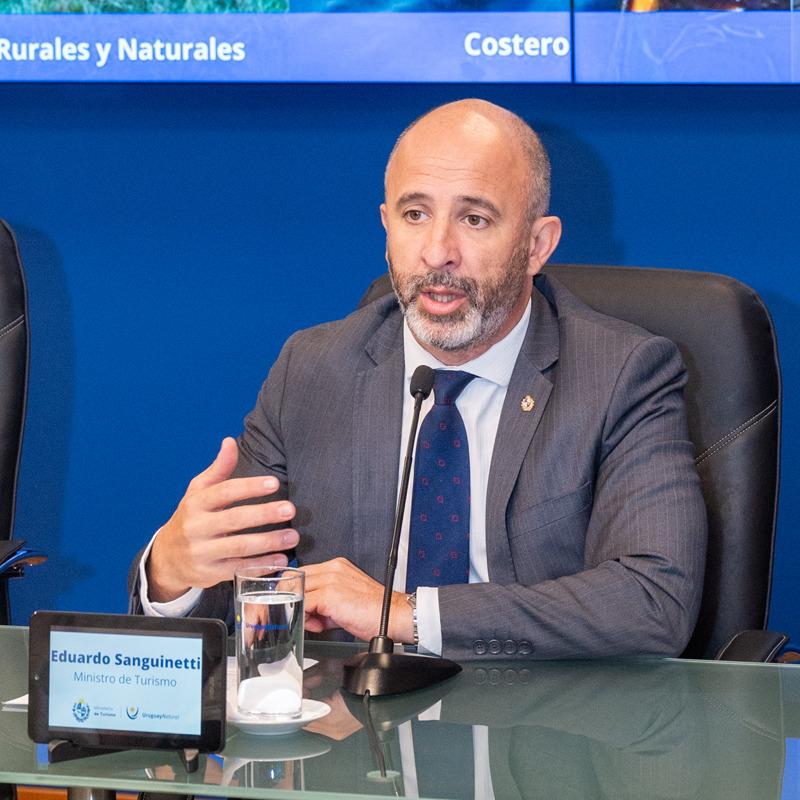 Ministro de Turismo, Eduardo Sanguinetti. Ministro de Turismo, Eduardo Sanguinetti.