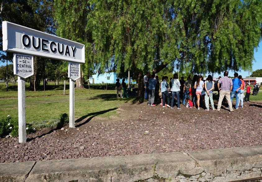 Estación Queguay de AFE, departamento de Paysandú