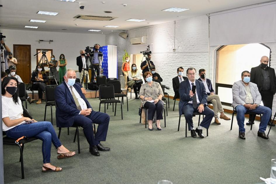 Lanzamiento de la Fiesta de la Cerveza de Santa Lucía en el Ministerio de Turismo Lanzamiento de la Fiesta de la Cerveza de Santa Lucía en el Ministerio de Turismo