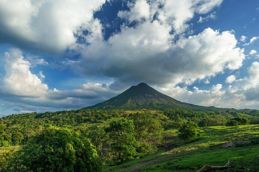Volcán en Costa Rica 