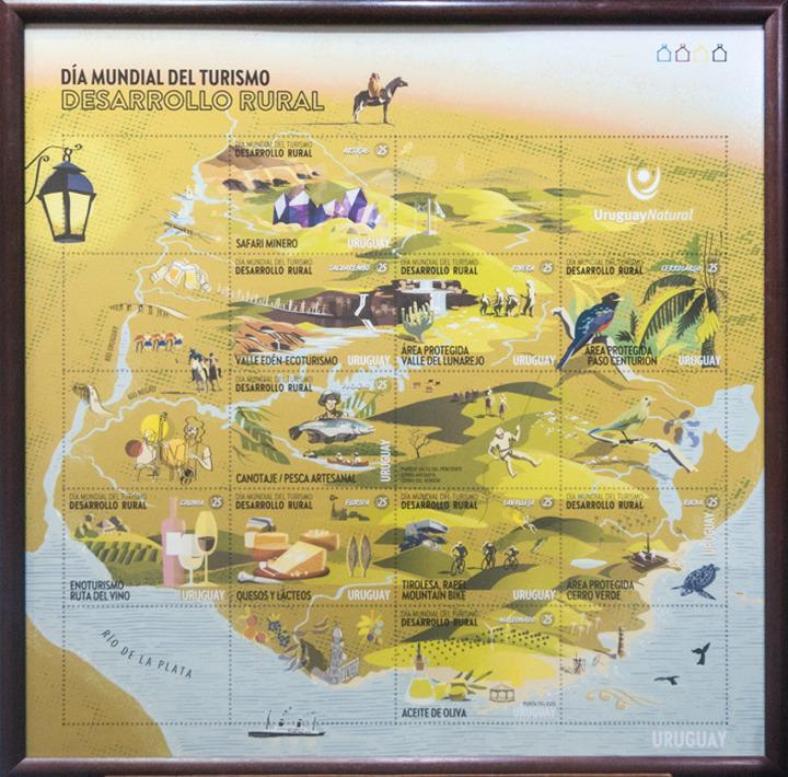 Gigantografía del Sello conmemorativo del Día Mundial del Turismo (1) Gigantografía del Sello conmemorativo del Día Mundial del Turismo (1)