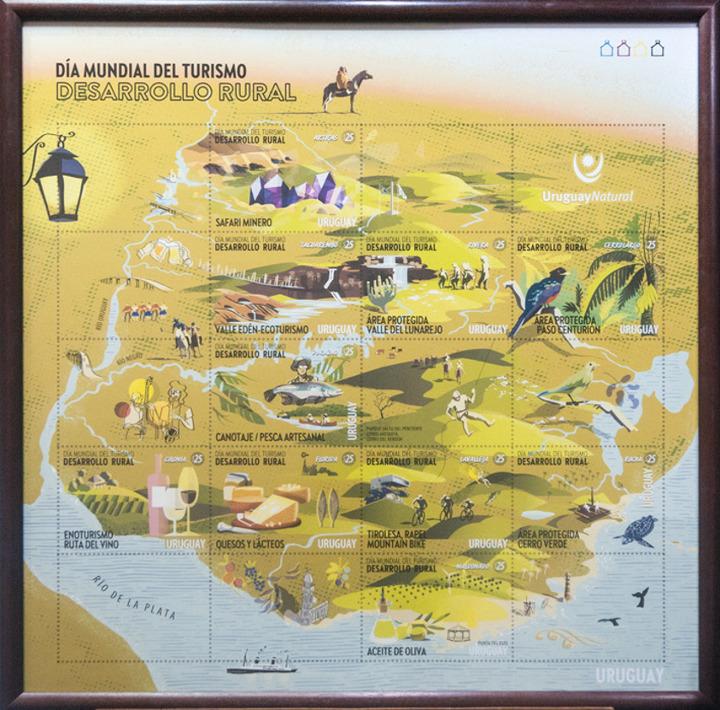 Gigantografía del Sello conmemorativo del Día Mundial del Turismo (1)