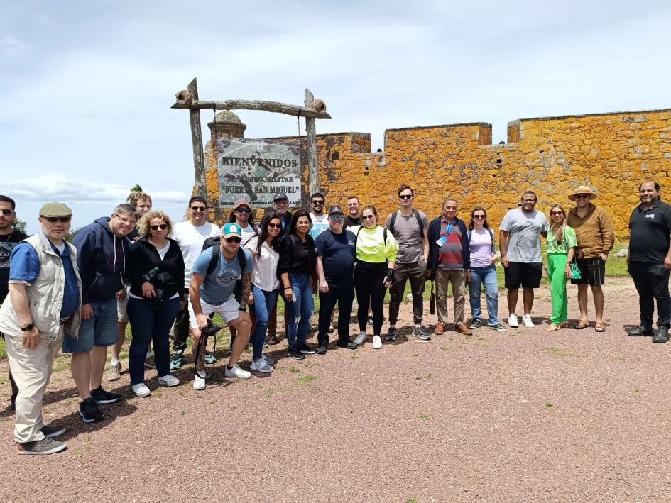 Fampress en Fuerte San Miguel, Rocha