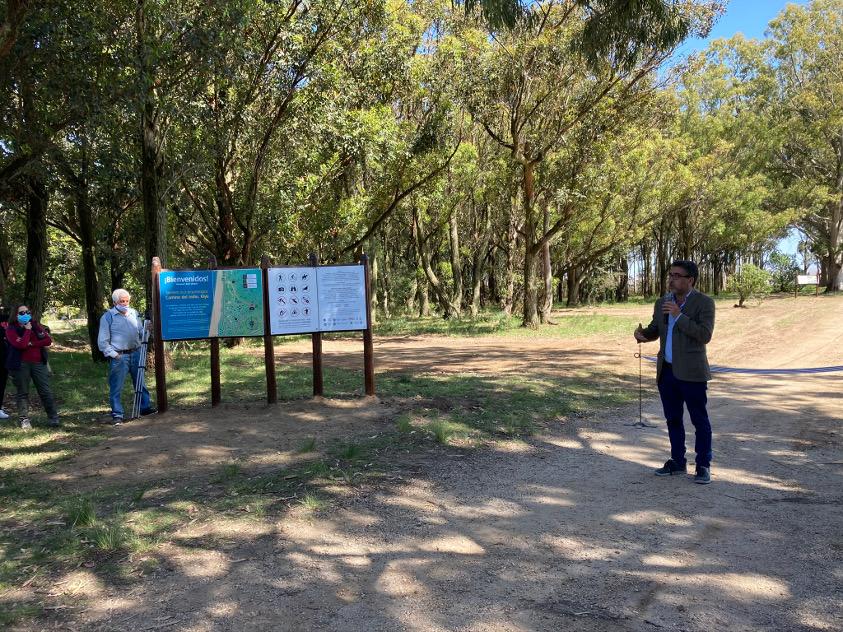 Inauguración del Sendero de ecoturismo y desarrollo local "Camino del Indio" en Kiyú, San José. Inauguración del Sendero de ecoturismo y desarrollo local "Camino del Indio" en Kiyú, San José.