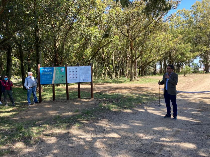 Inauguración del Sendero de ecoturismo y desarrollo local "Camino del Indio" en Kiyú, San José.