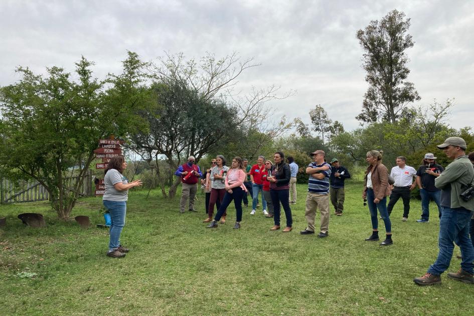Intercambio sobre Turismo Rural, en la posada de campo ecológica Ñangapire, Tacuarembó