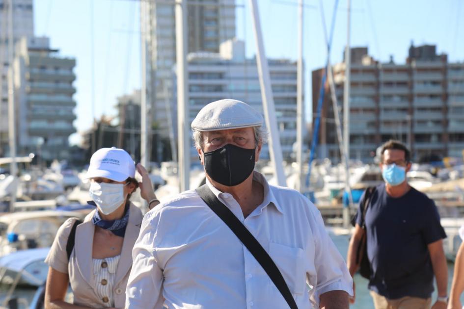 Intendente de Maldonado, Enrique Antía, en Puerto de Punta del Este Intendente de Maldonado, Enrique Antía, en Puerto de Punta del Este