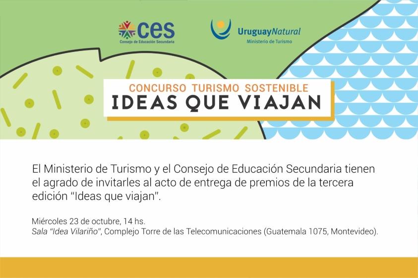 Sala Idea Vilariño Invitación a Ideas que Viajan: 23 de octubre a las 14:00 en la sala Idea Vilariño de la Torre de las Telecomunicaciones