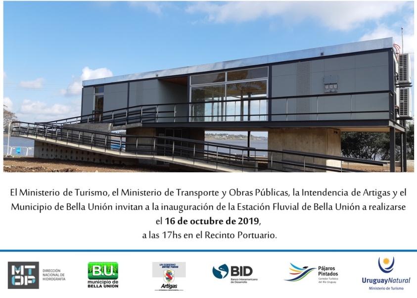 Invitación a participar el 16 de octubre a las 17:00 en el recinto portuario de Bella Unión