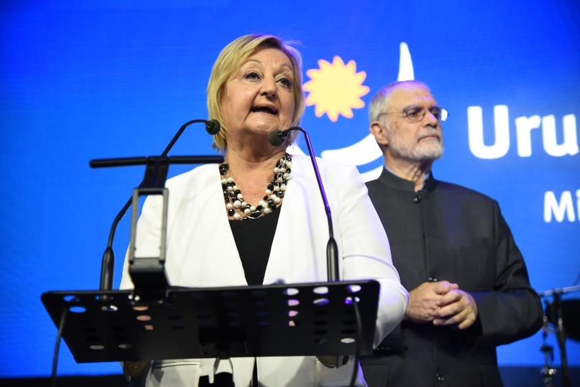 Ministra Kechichian durante su discurso de lanzamiento en la Rural de Palermo