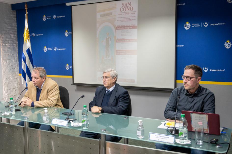 Lanzamiento de actividades en honor a San Cono, en el Ministerio de Turismo Lanzamiento de actividades en honor a San Cono, en el Ministerio de Turismo