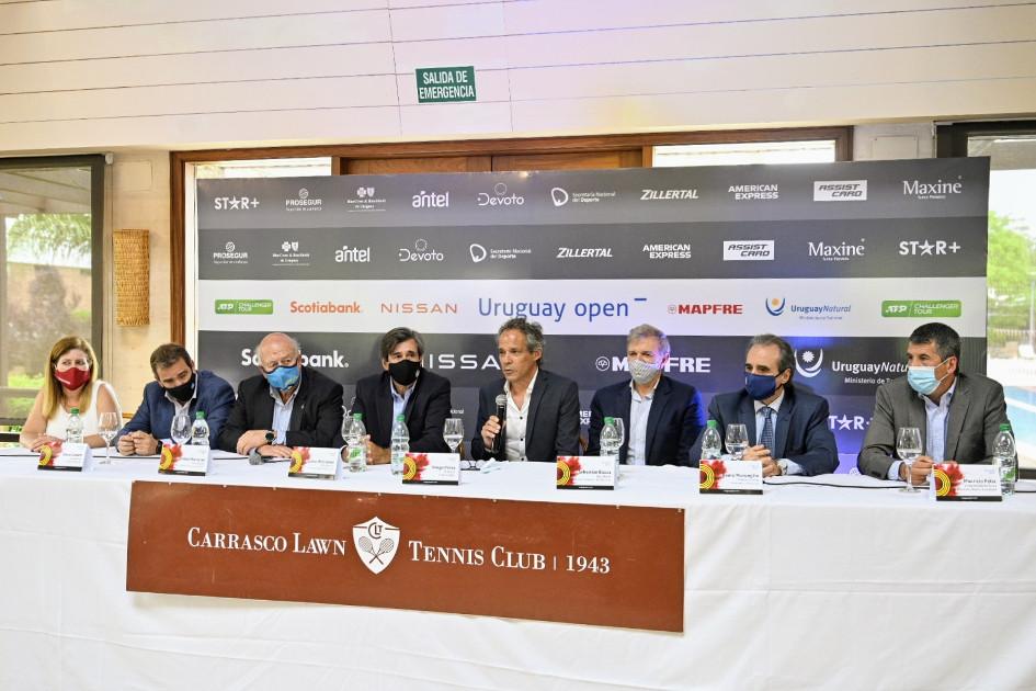Lanzamiento de los 20 años de Uruguay Open, en Carrasco Lawn Tennis