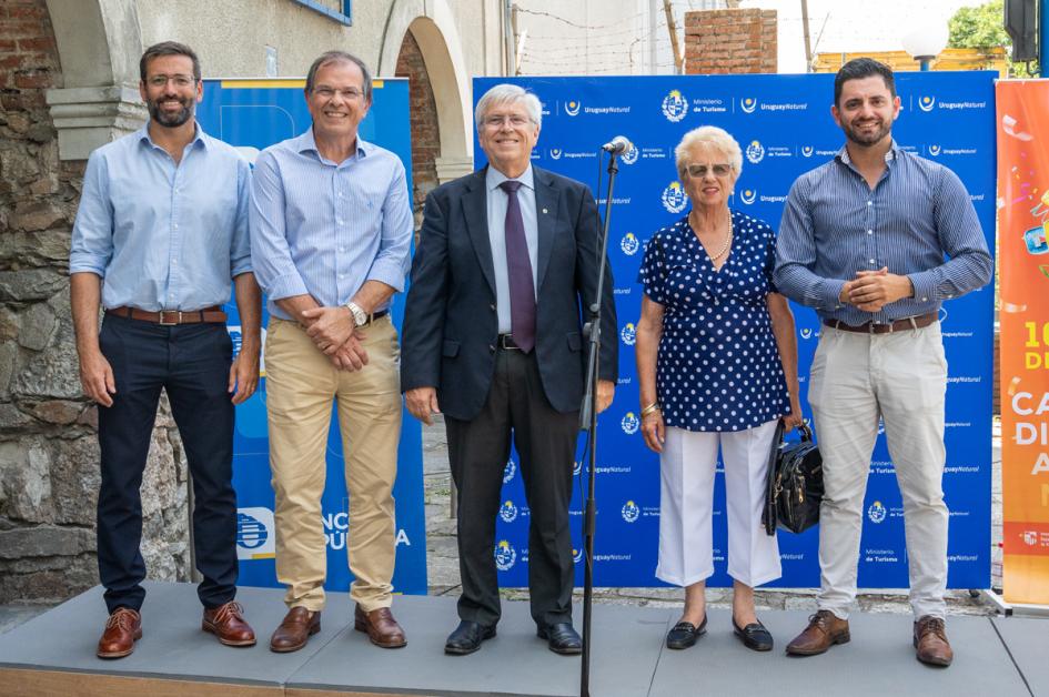 Lanzamiento del Carnaval de Rivera, en la explanada del Ministerio de Turismo