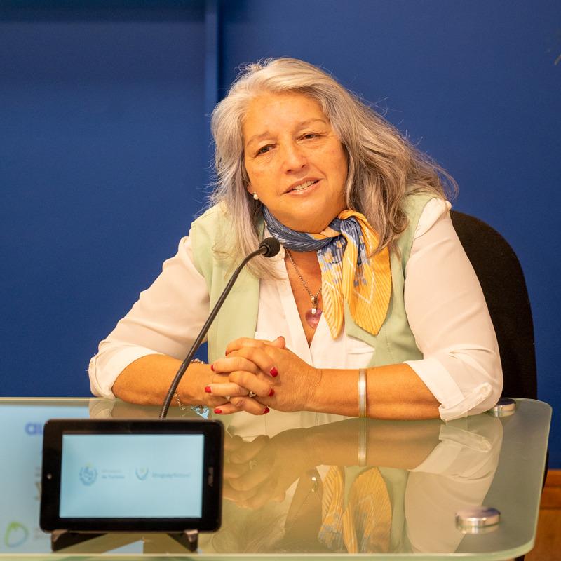 Principal organizadora de Atlántida Jardín, María del Carmen Flores