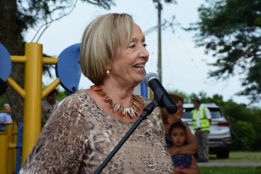 Ministra de Educación y Cultura, María Julia Muñoz