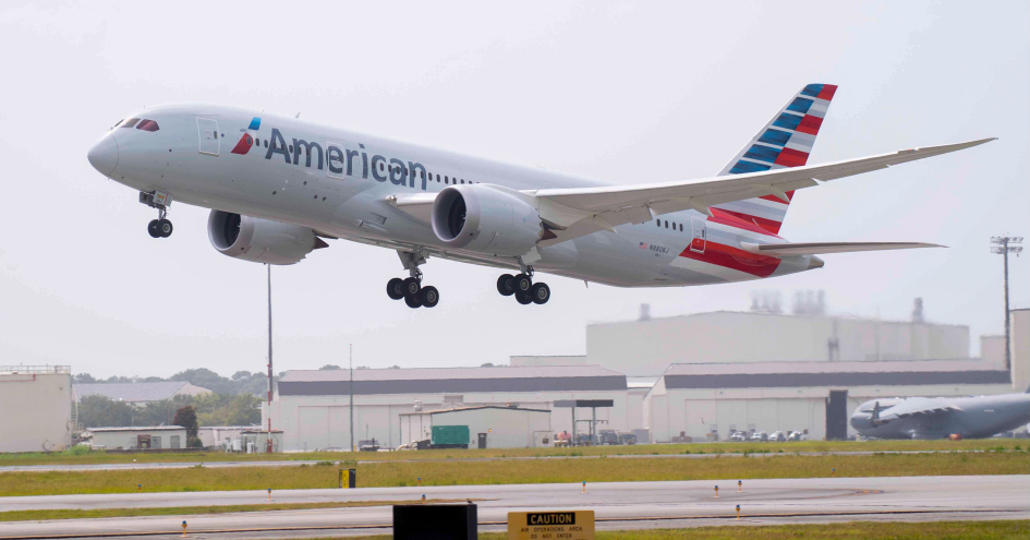 American Airlines reanuda sus vuelos estacionales entre Montevideo y Miami Avión Boeing 787-8