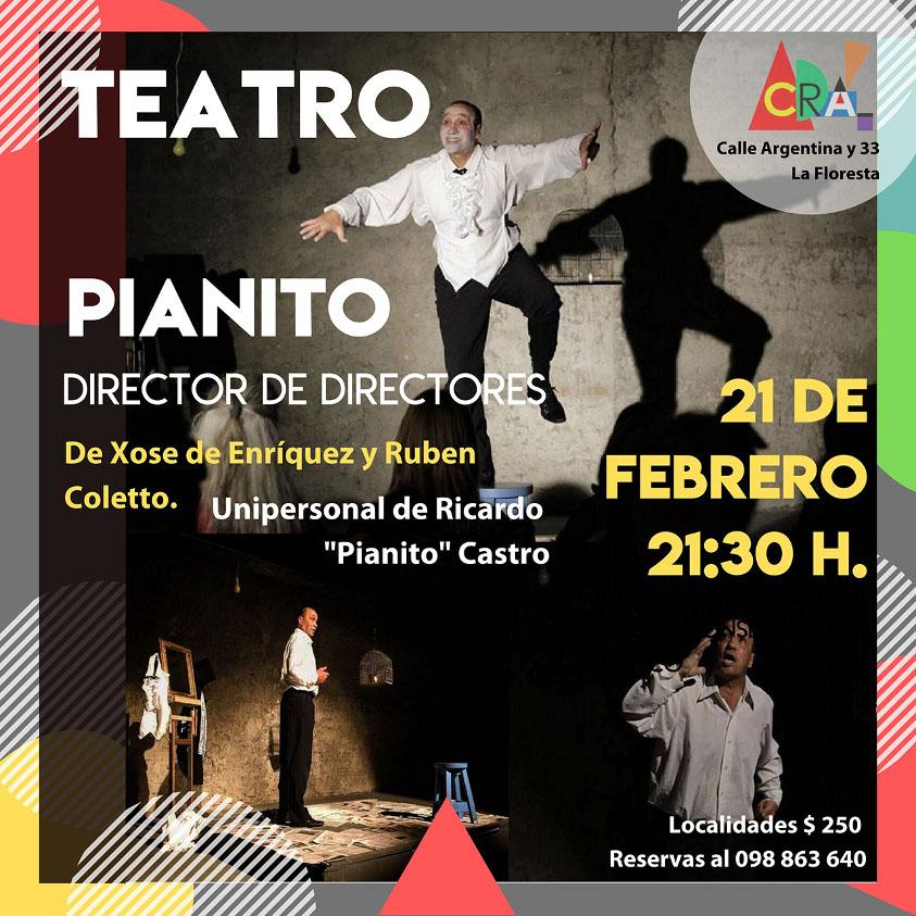 Unipersonal "Pianito" con Ricardo “Pianito” Castro en espacio CRA Unipersonal "Pianito" con Ricardo “Pianito” Castro en espacio CRA
