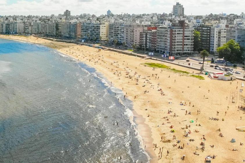 Playa Pocitos, Montevideo 