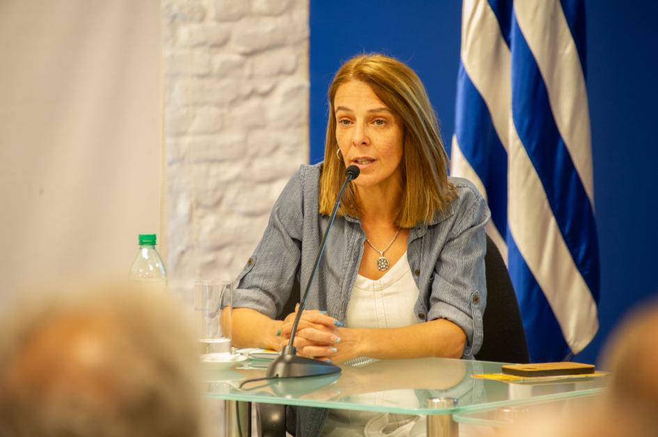 Representante de la organización Silvia Balbi. Foto Presidencia.