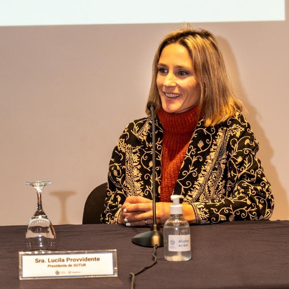 Presidenta de SUTUR, Lucila Provvidente