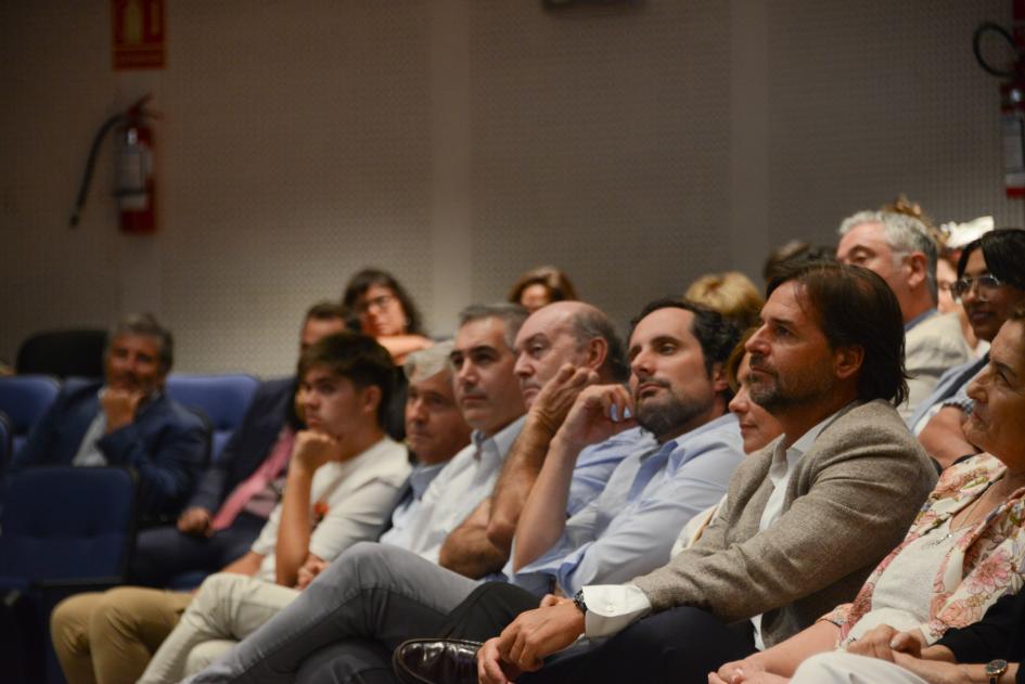 Presidente de la República, Luis Lacalle Pou, en lanzamiento de 15º edición de Jazz a la Calle