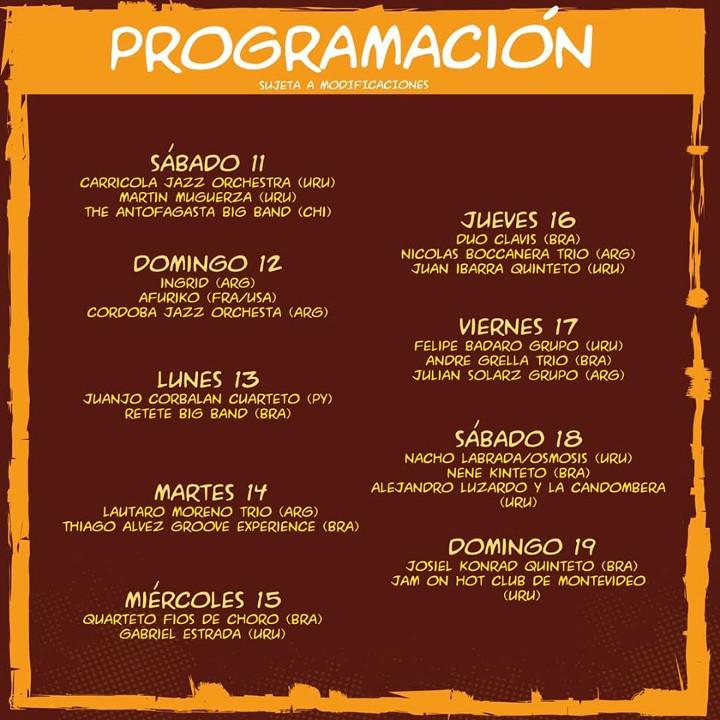 Programación jazz a la calle