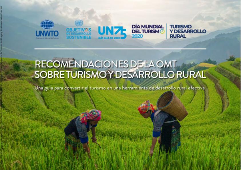 Recomendaciones de la OMT sobre Turismo y Desarrollo Rural Recomendaciones de la OMT sobre Turismo y Desarrollo Rural