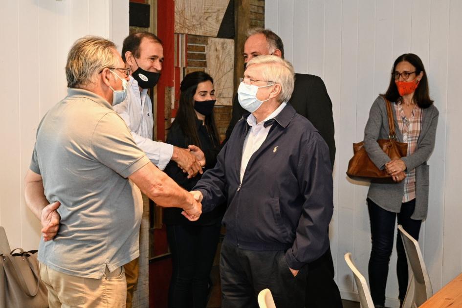 Primera visita a Rocha del Ministro de Turismo, Tabaré Viera