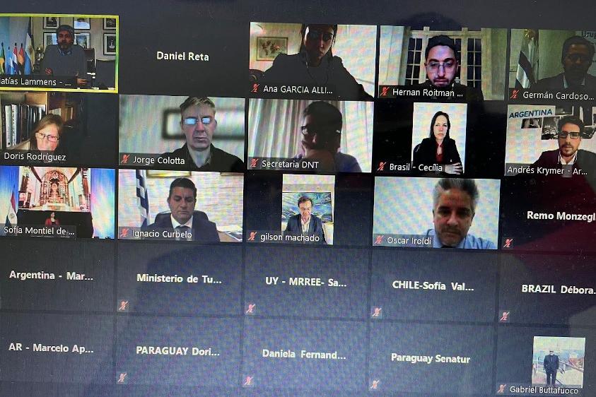 Reunión virtual de Ministros de Turismo del Mercosur Reunión virtual de Ministros de Turismo del Mercosur