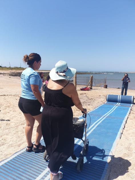 Rocha presentó nuevo equipamiento y servicios asociados a accesibilidad en Bahía de La Paloma
