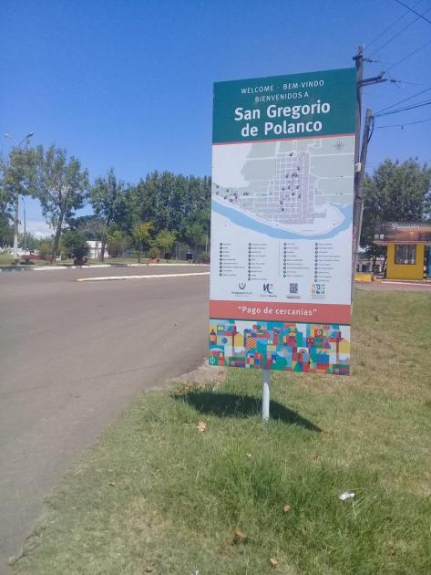 Mapa de San Gregorio de Polanco Mapa de San Gregorio de Polanco