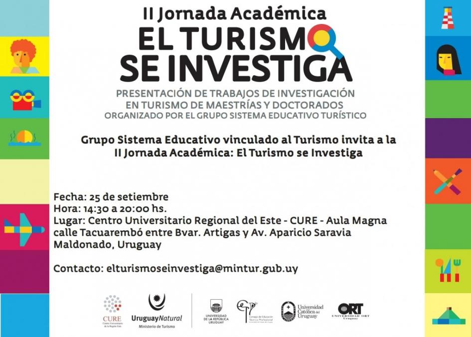 Invitación el turismo se investiga II