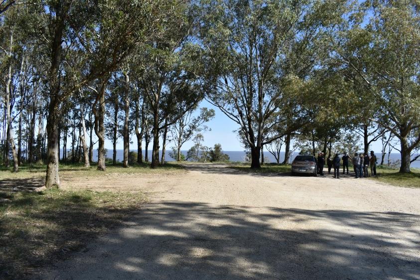 Sitio donde se instalará el futuro sendero ecoarqueológico en las barrancas de San Gregorio