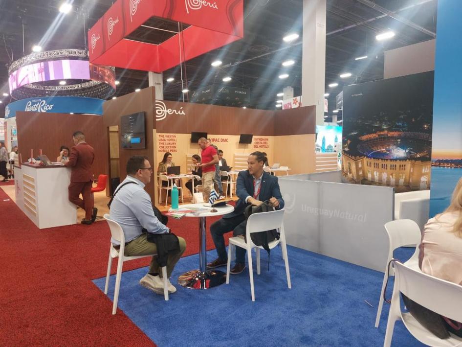 Stand de Uruguay en Feria IMEX América 2022