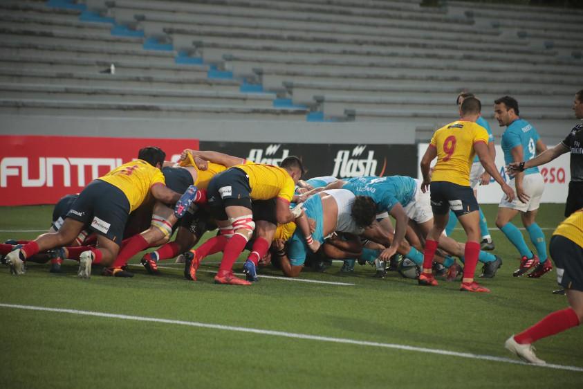 Partido Uruguay y España en Rugby