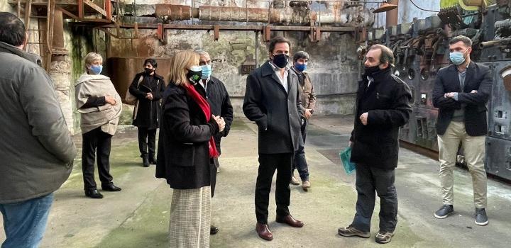 Ministro Germán Cardoso recorre el Ex Frigorífico Anglo, patrimonio de la humanidad. Ministro Germán Cardoso recorre el Ex Frigorífico Anglo, patrimonio de la humanidad.