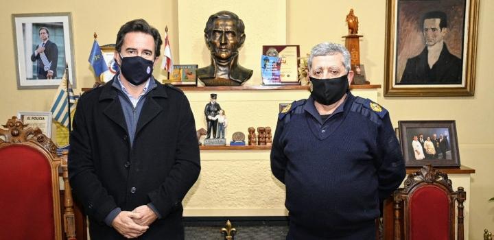 Ministro de Turismo, Germán Cardoso y Jefe de Policía de Florida, Ruben Saavedra Ministro de Turismo, Germán Cardoso y Jefe de Policía de Florida, Ruben Saavedra