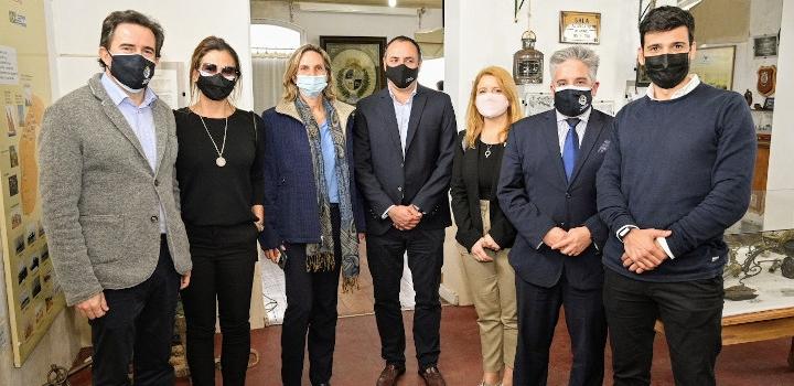 Ministro Germán Cardoso, Presidente de CTM, Carlos Albisu, Presidenta de Camtur, Marina Cantera y eq. de MINTUR y CTM Ministro Germán Cardoso, Presidente de CTM, Carlos Albisu, Presidenta de Camtur, Marina Cantera