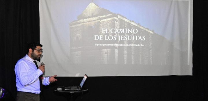 Presentación del portal del Camino de los Jesuitas, en Stand del Ministerio de Turismo en Expo Prado