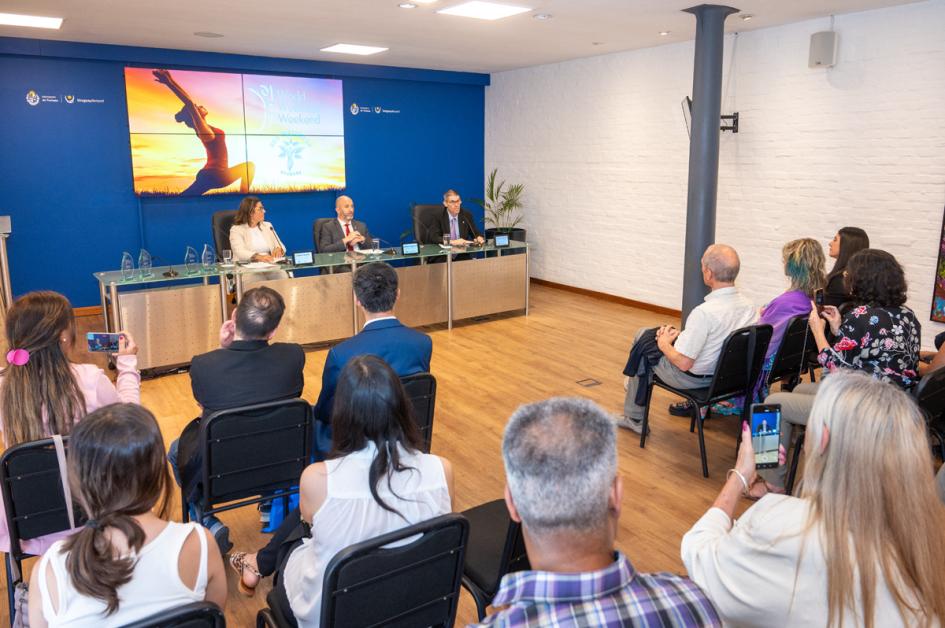Entrega de reconocimientos por el World Wellness Weekend Entrega de reconocimientos por el World Wellness Weekend