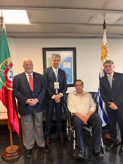 El Ministro de Turismo Pablo Menoni recibió delegación de Portugal El Ministro de Turismo Pablo Menoni recibió delegación de Portugal