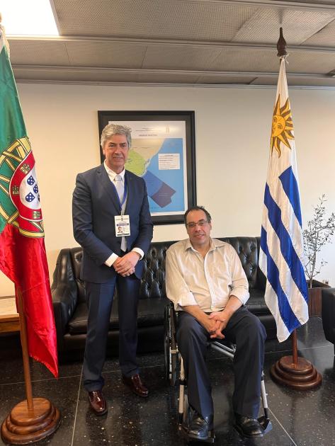 El Ministro de Turismo Pablo Menoni recibió delegación de Portugal El Ministro de Turismo Pablo Menoni recibió delegación de Portugal