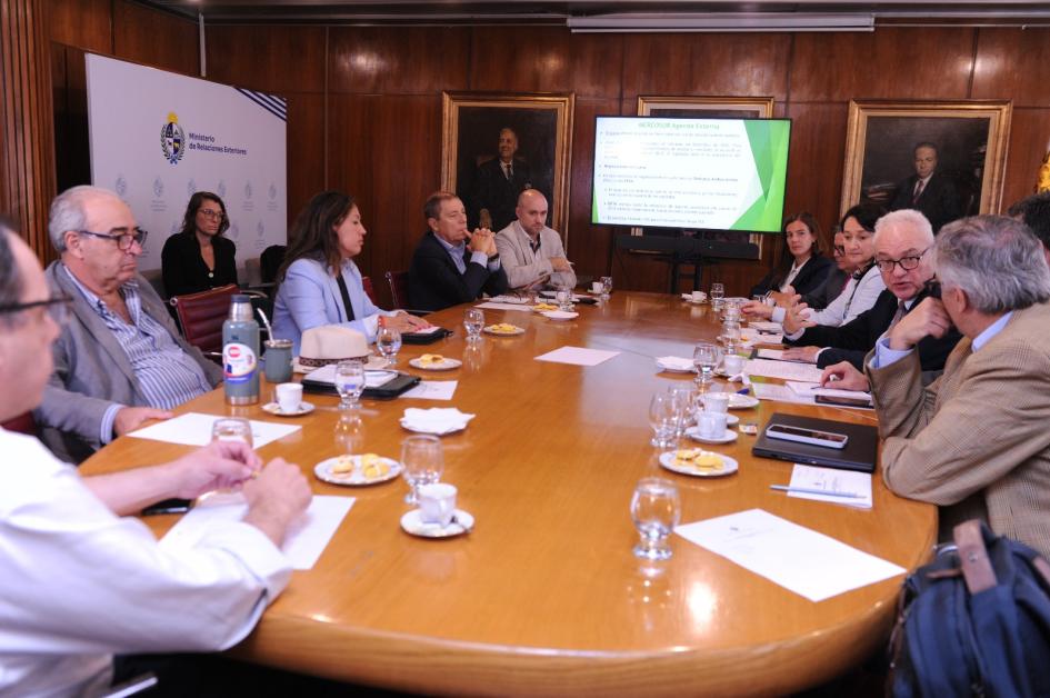 Ministro Pablo Menoni participó de la reunión de la CIACEX. Foto: Presidencia Uruguay.