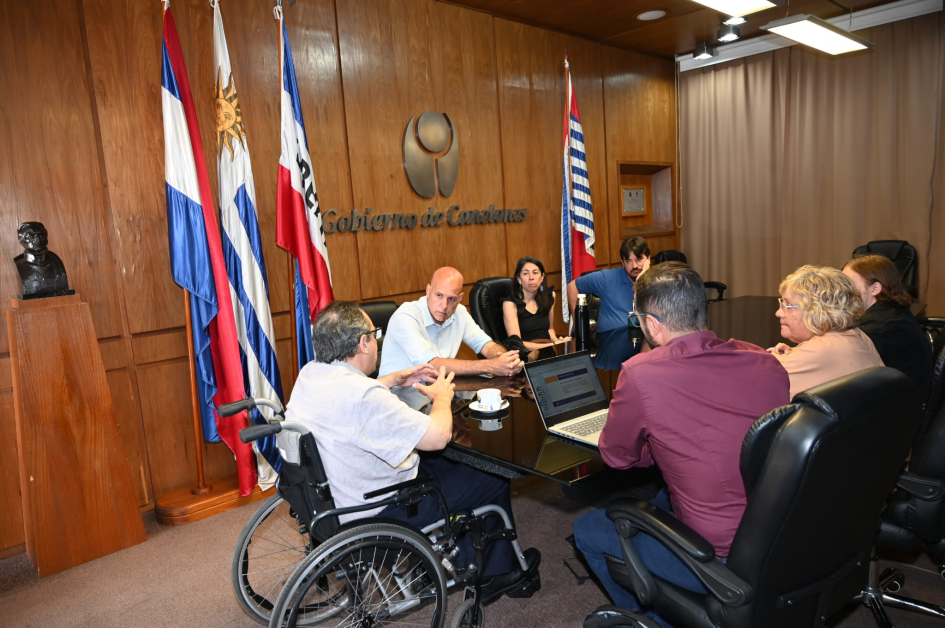 Reunión con Intendente de Canelones 