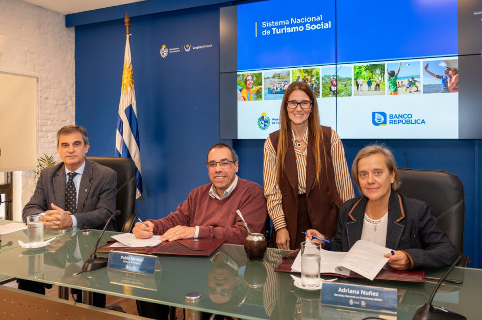Turismo Social: MINTUR y BROU fortalecen alianza con nueva plataforma digital