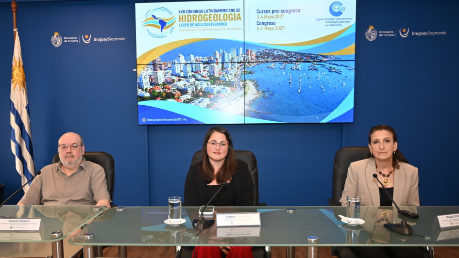 Uruguay será sede del XVII Congreso Latinoamericano de Hidrogeología en 2027