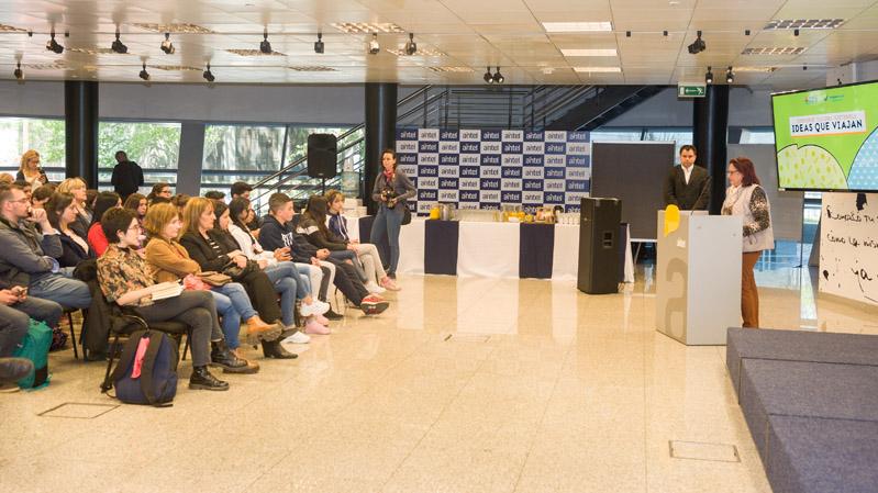 Gladys Clavijo durante su presentación 