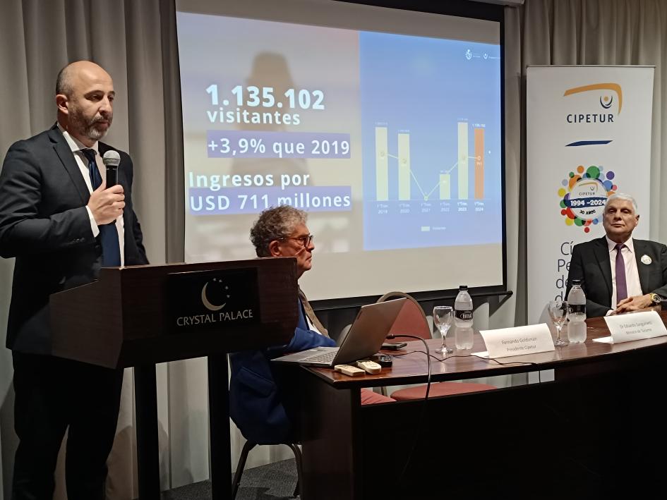 Desayuno con disertación del Ministro Sanguinetti en el marco del 30 aniversario de CIPETUR