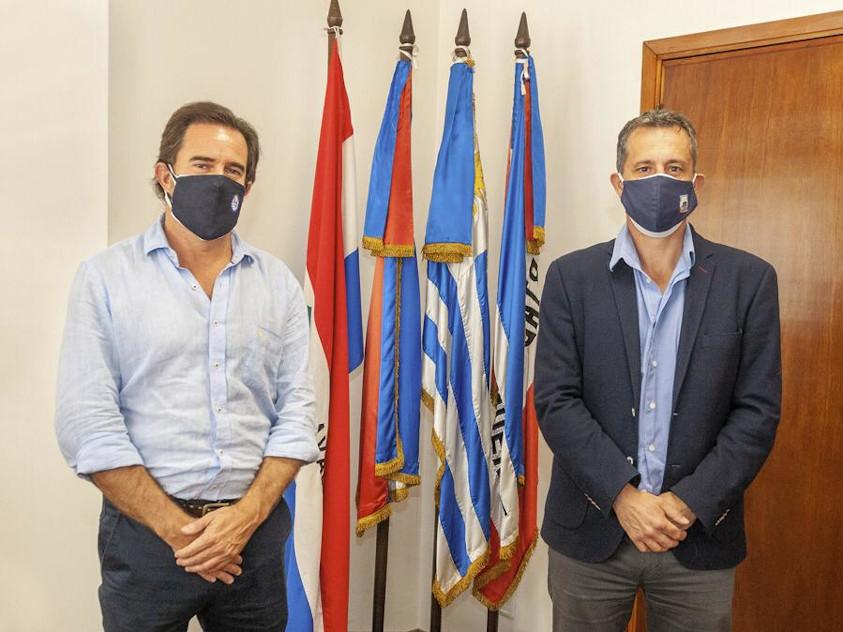 Ministro de Turismo, Germán Cardoso e intendente de Lavalleja, Mario García Ministro de Turismo, Germán Cardoso e intendente de Lavalleja, Mario García